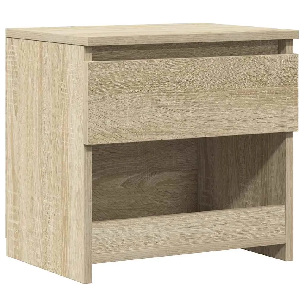 Bedside Cabinet Sonoma Oak 40x30x39 cm Engineered Wood 803449 - Furniture