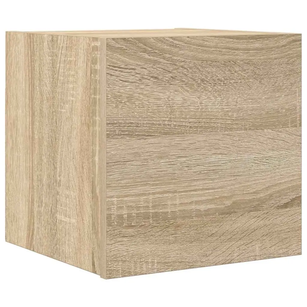 Wall Mounted TV Cabinet Sonoma Oak 30.5x30x30 cm 804490 - Furniture
