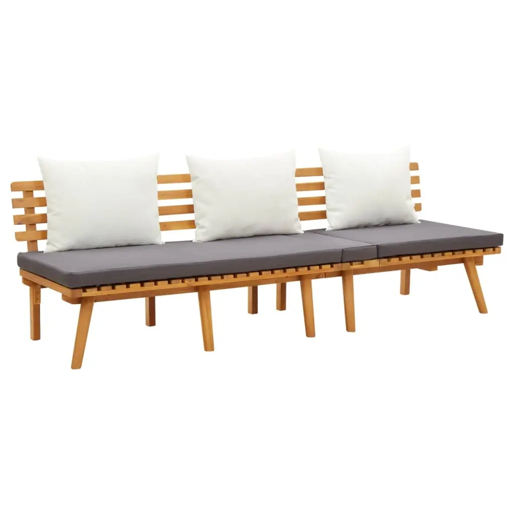 Garden Day Bed 200x65 cm Solid Wood Acacia 316263 - Furniture