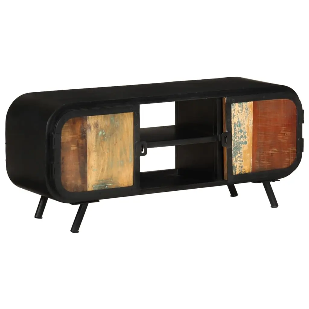 TV Cabinet 110x30x45 cm Solid Reclaimed Wood 328413 - Furniture