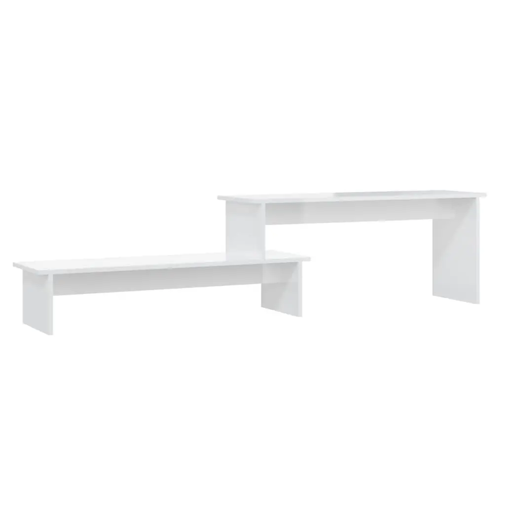 TV Cabinet High Gloss White 180x30x43 cm Engineered Wood 806271 - Furniture