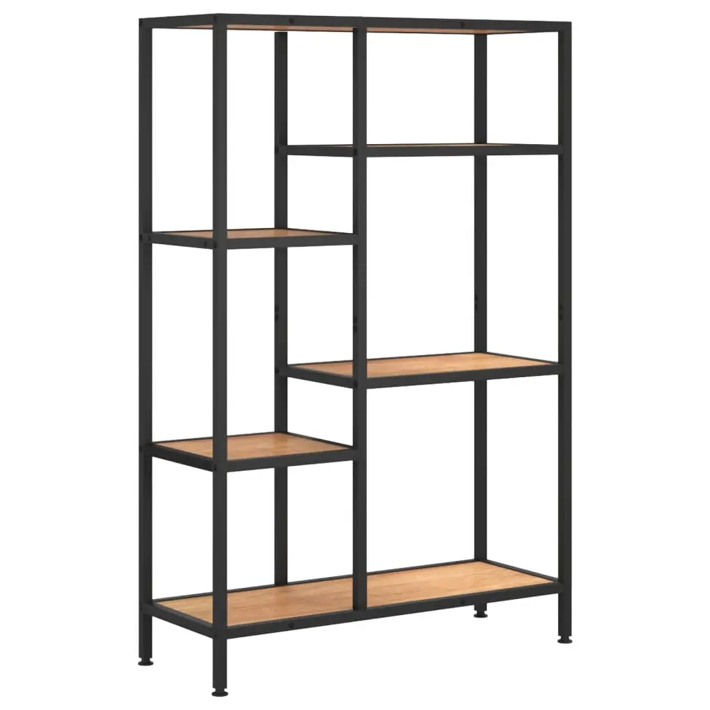 Book Shelf 80x30x120 cm Steel and Engineered Wood 336357 - Furniture