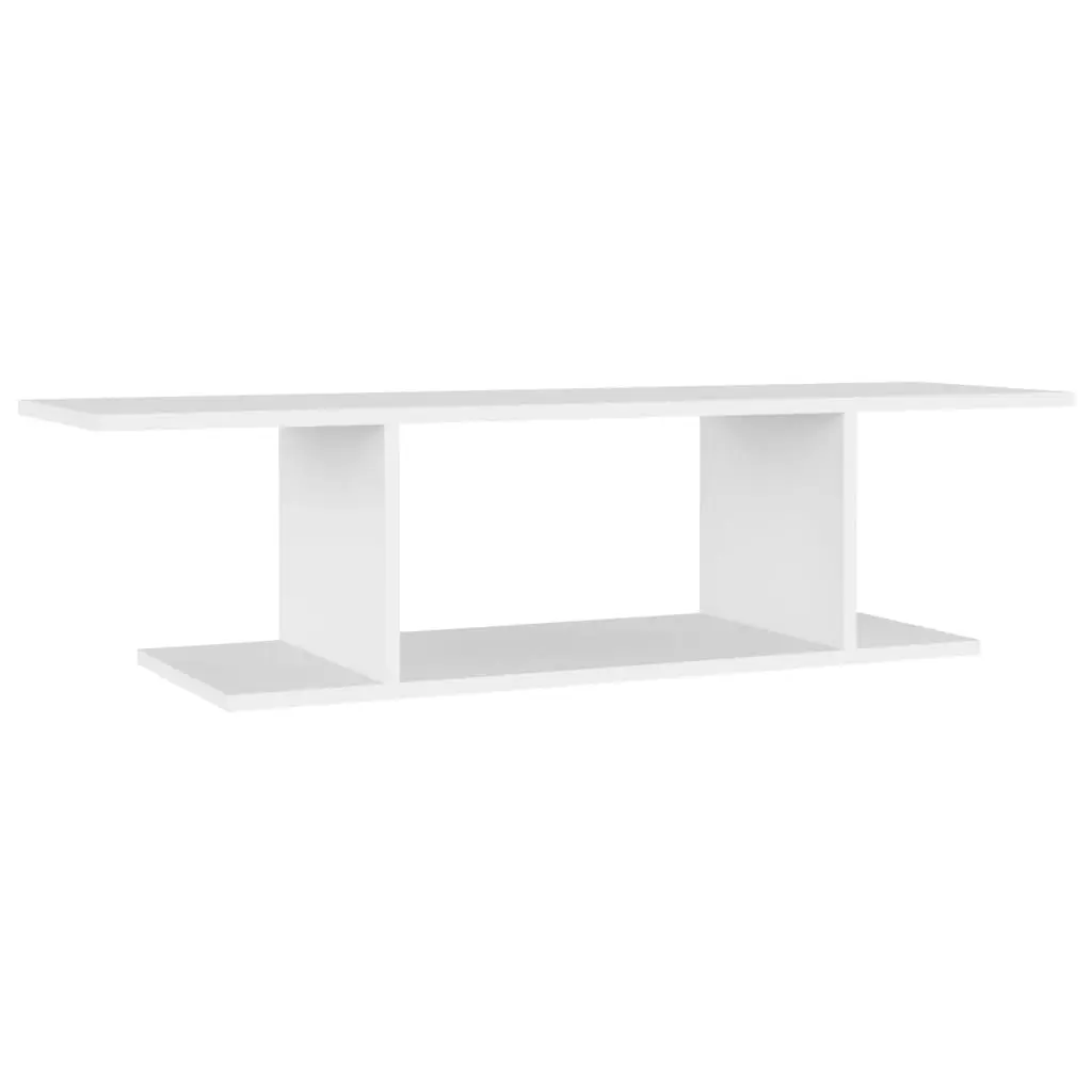 Wall Mounted TV Cabinet White 103x30x26.5 cm 806980 - Furniture