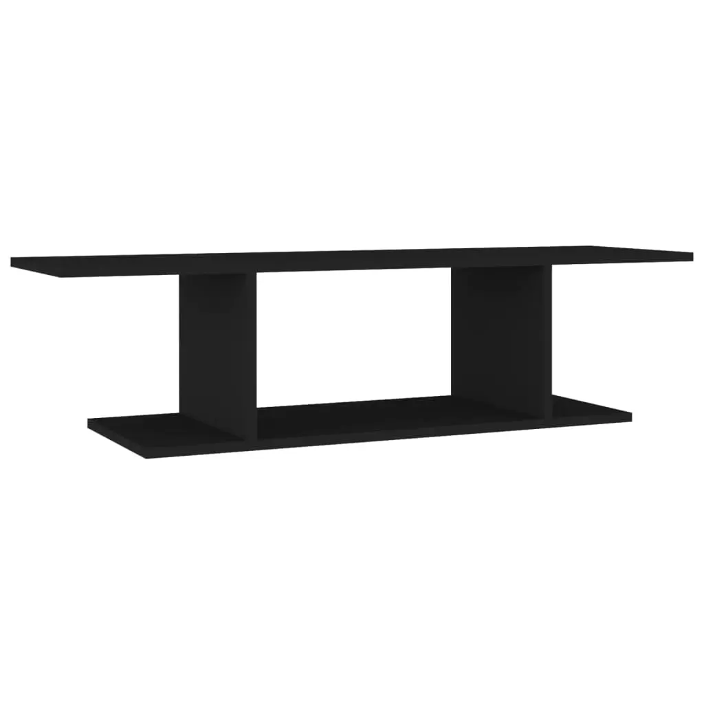 Wall Mounted TV Cabinet Black 103x30x26.5 cm 806981 - Furniture