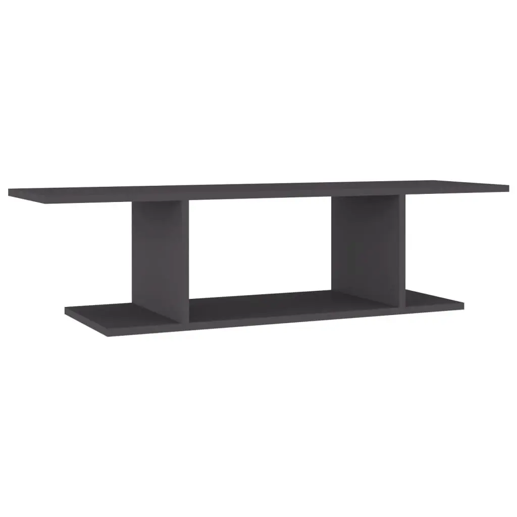 Wall Mounted TV Cabinet Grey 103x30x26.5 cm 806982 - Furniture