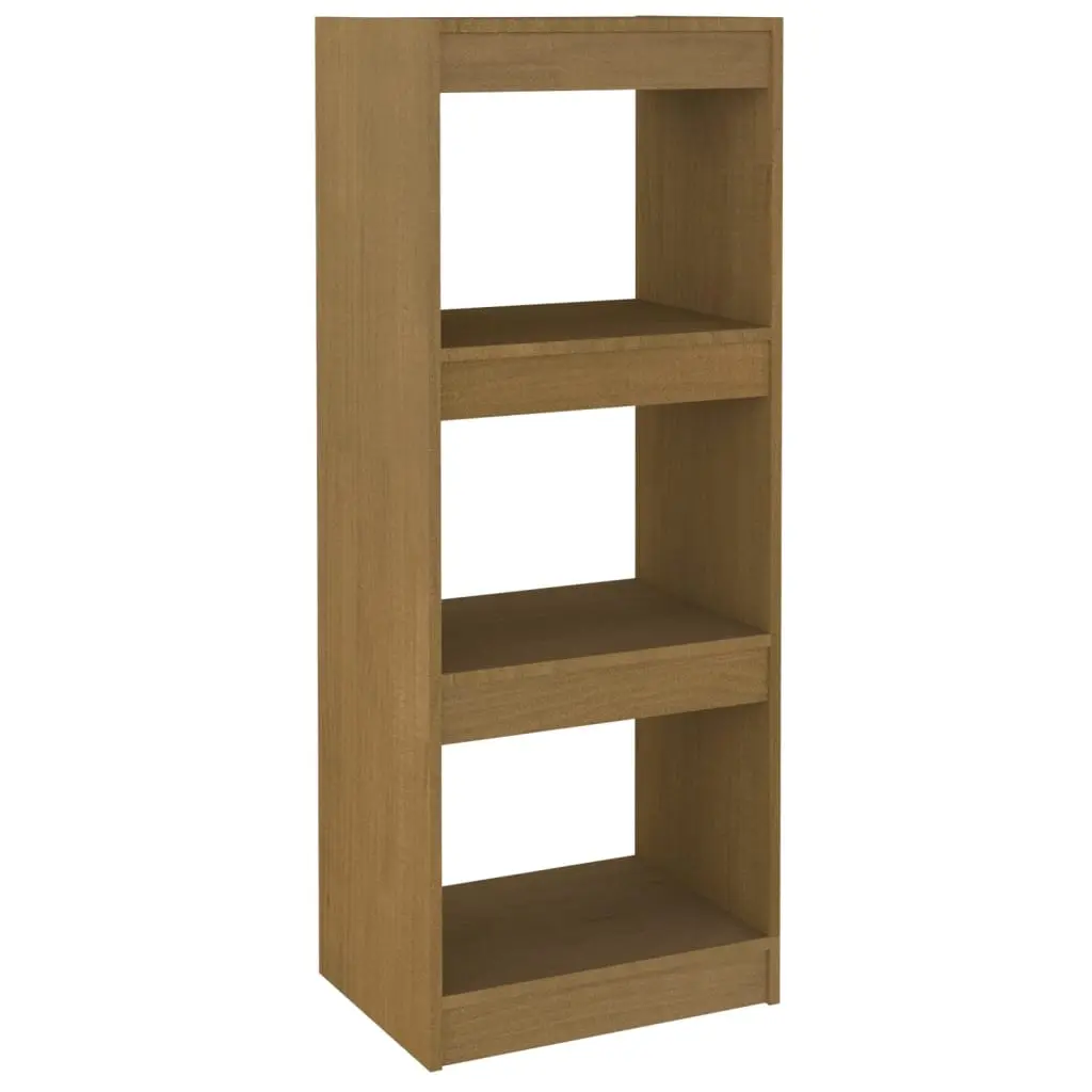 Book Cabinet/Room Divider Honey Brown 40x30x103.5 cm Pinewood 808141 - Furniture