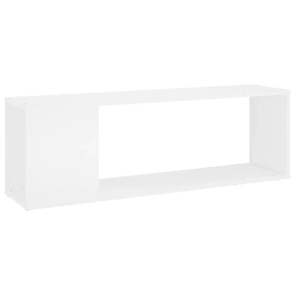 TV Cabinet White 100x24x32 cm Engineered Wood 809161 - Furniture