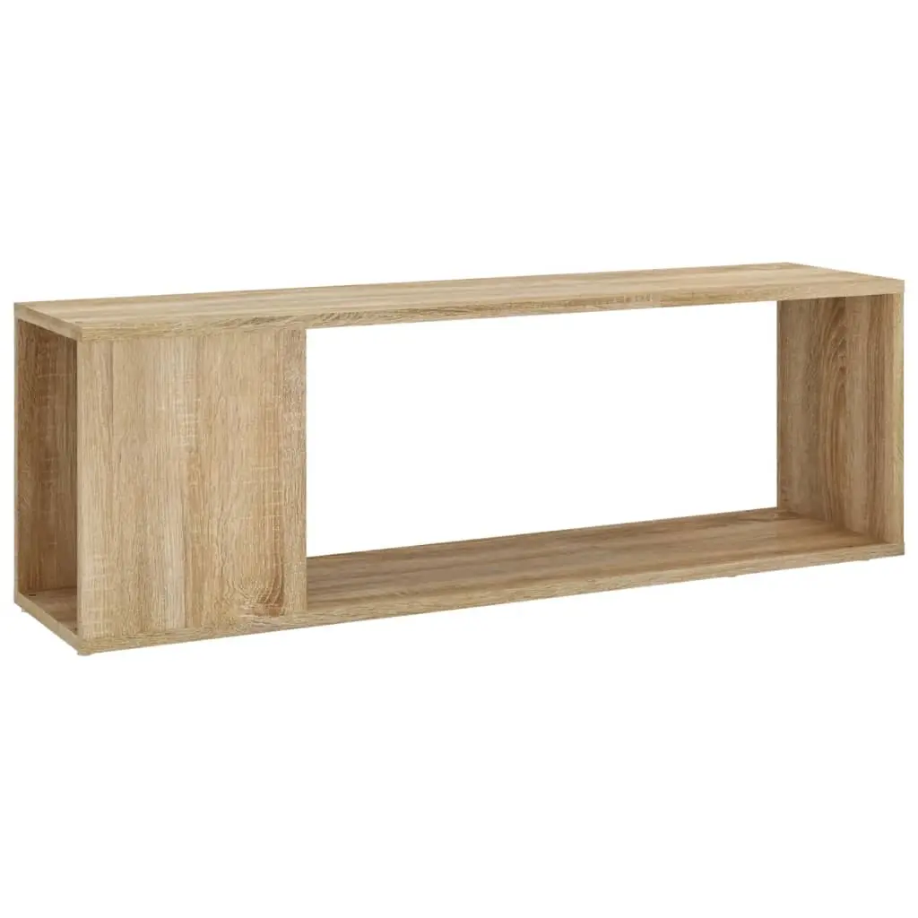 TV Cabinet Sonoma Oak 100x24x32 cm Engineered Wood 809164 - Furniture