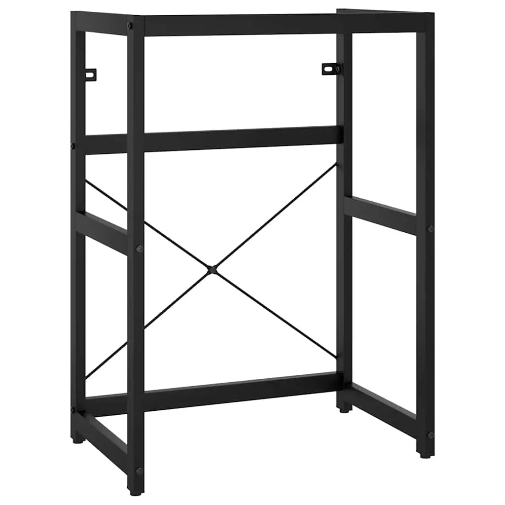 Bathroom Washbasin Frame Black 59x38x83 cm Iron 338500 - Furniture