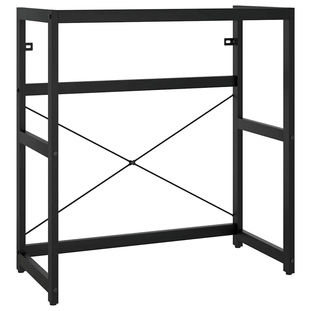 Bathroom Washbasin Frame Black 79x38x83 cm Iron 338501 - Furniture