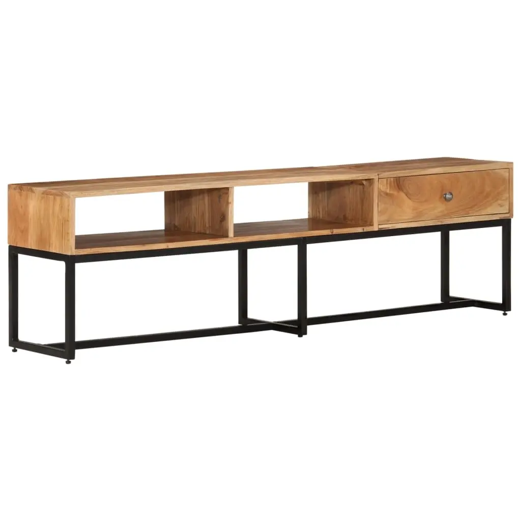 TV Cabinet 160x30x45 cm Solid Wood Acacia 337991 - Furniture