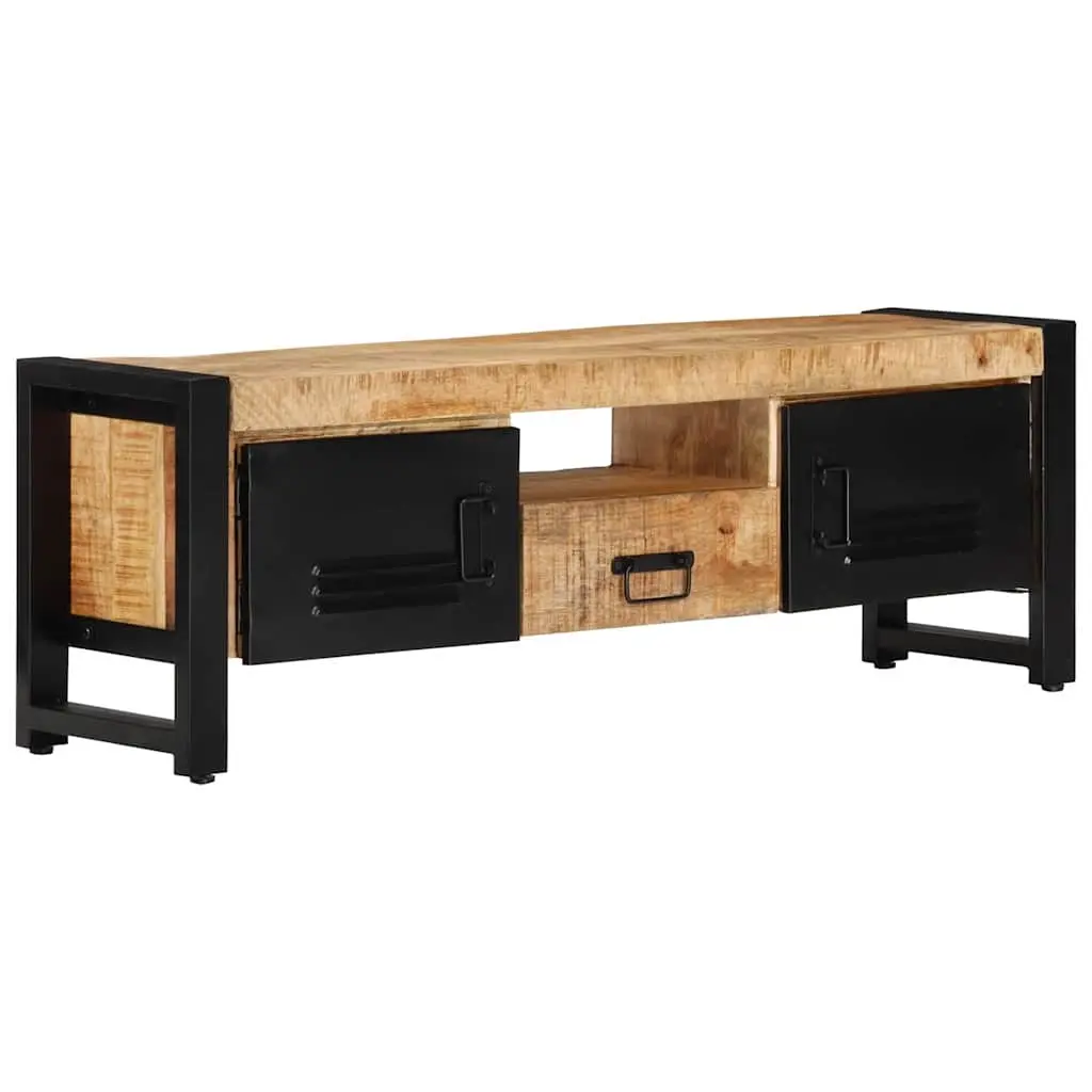 TV Cabinet 120x30x40 cm Solid Wood Mango 338222 - Furniture