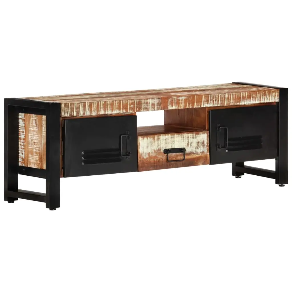 TV Cabinet 120x30x40 cm Solid Wood Reclaimed 338223 - Furniture