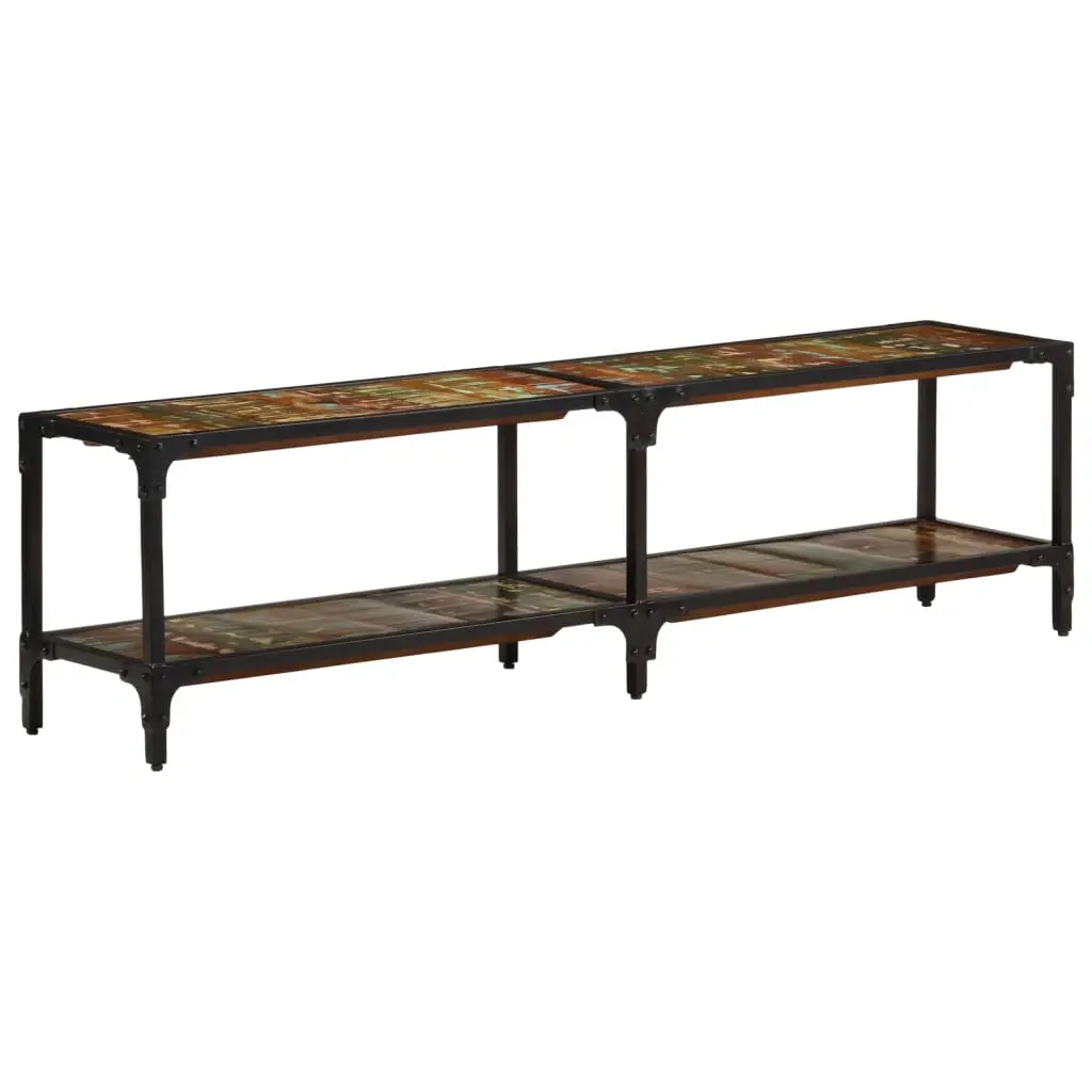 TV Cabinet 150x30x41 cm Solid Wood Reclaimed 338475 - Furniture