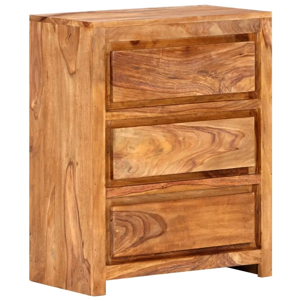 Drawer Cabinet 60x33x75 cm Solid Wood Acacia 338435 - Furniture