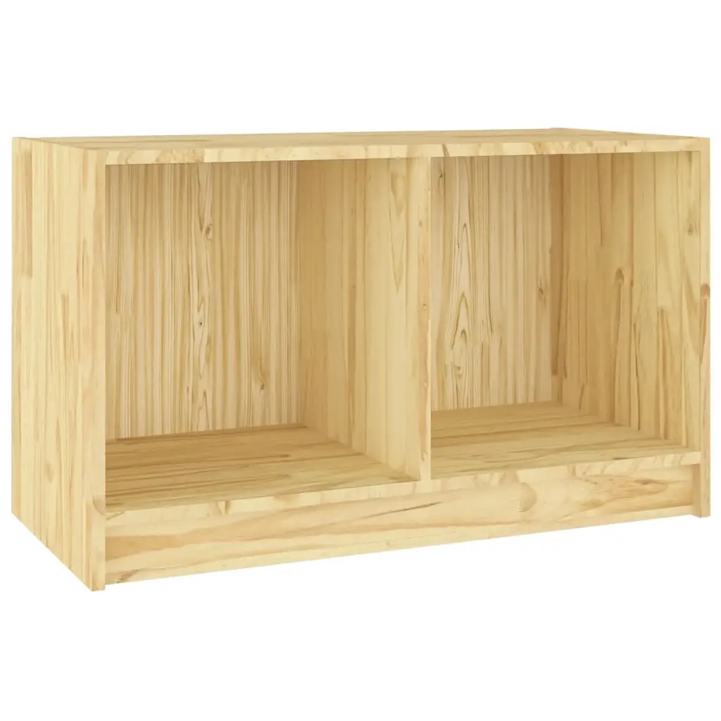TV Cabinet 70x33x42 cm Solid Pinewood 809942 - Furniture