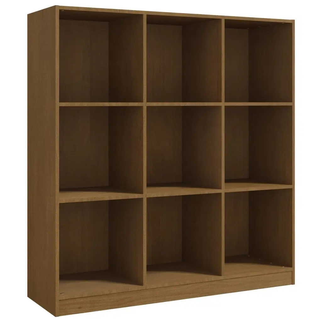 Book Cabinet/Room Divider Honey Brown 104x33.5x110 cm Pinewood 809975 - Furniture