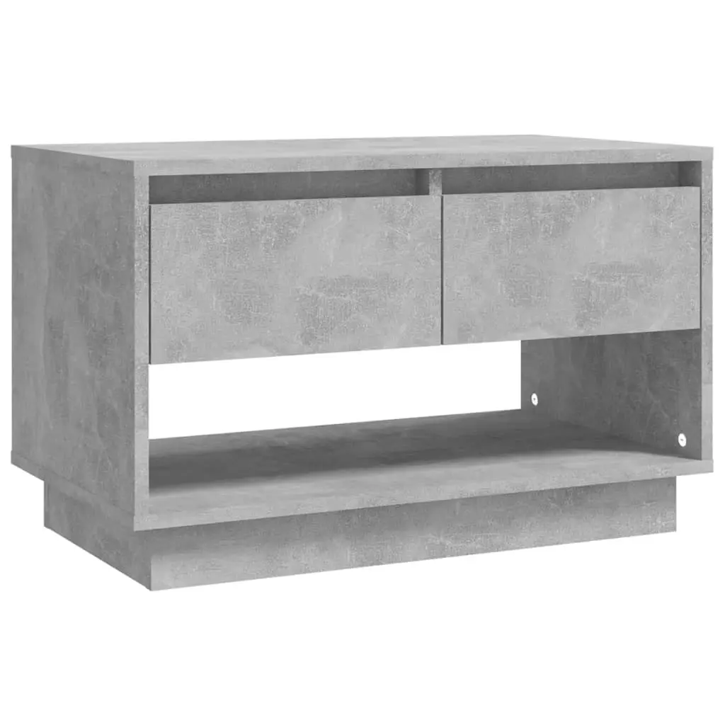 TV Cabinet Concrete Grey 70x41x44 cm Engineered Wood 809498 - Furniture