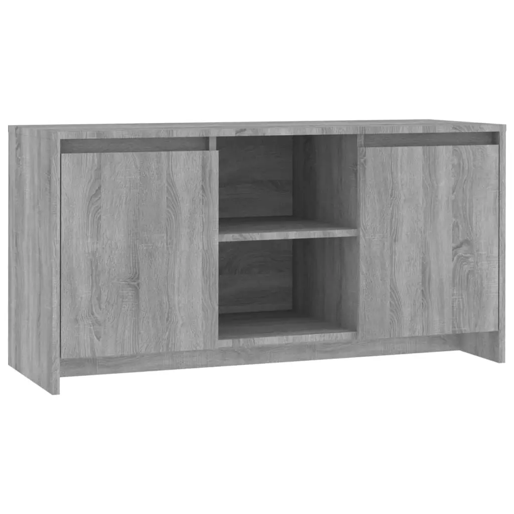 TV Cabinet Grey Sonoma 102x37.5x52.5 cm Engineered Wood 813021 - Furniture