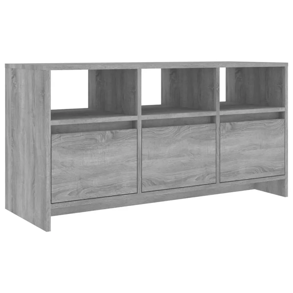 TV Cabinet Grey Sonoma 102x37.5x52.5 cm Engineered Wood 813024 - Furniture