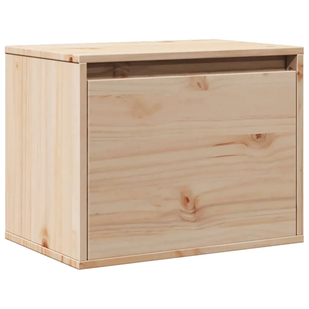 Wall Cabinet 45x30x35 cm Solid Wood Pine 813435 - Furniture