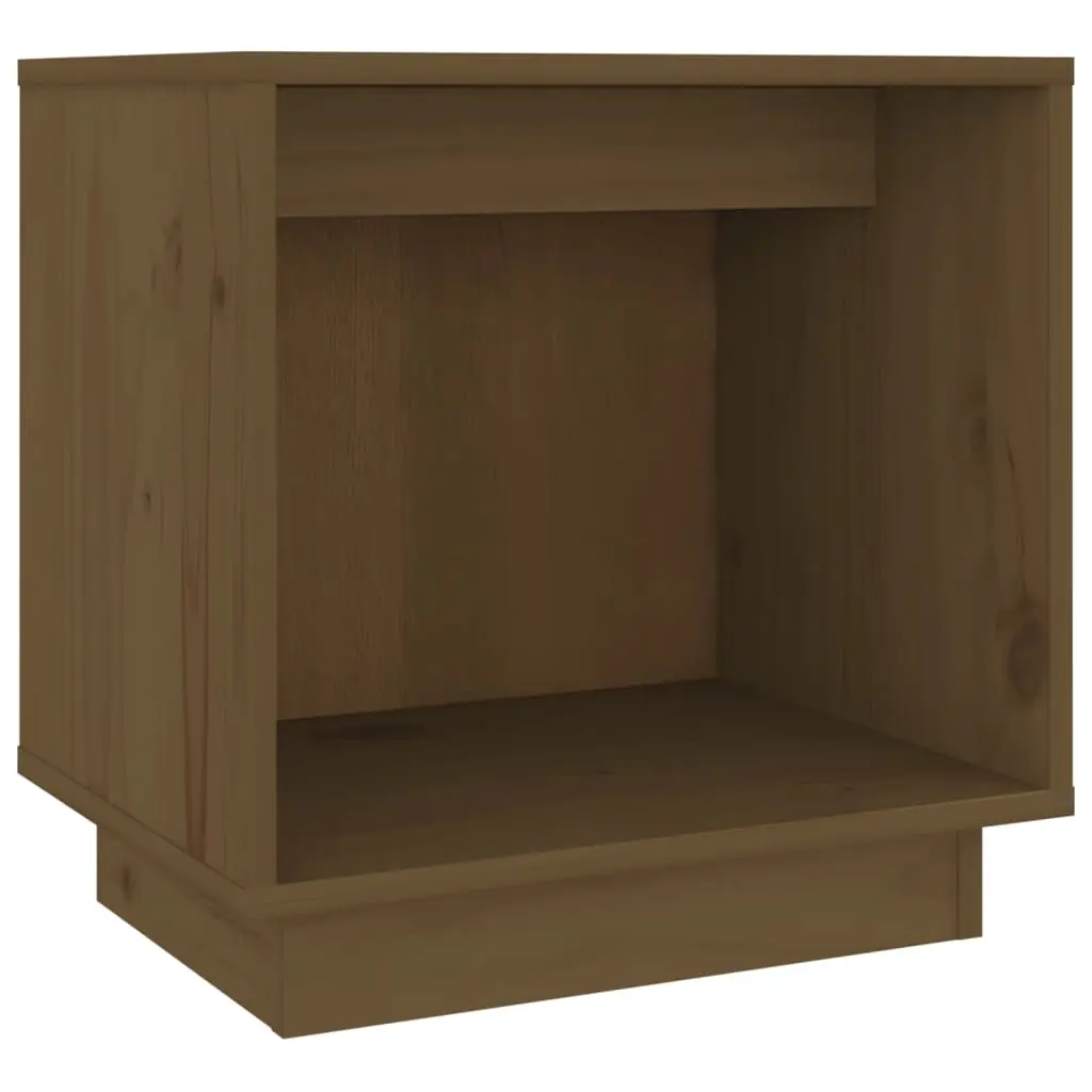 Bedside Cabinet Honey Brown 40x30x40 cm Solid Wood Pine 813341 - Furniture