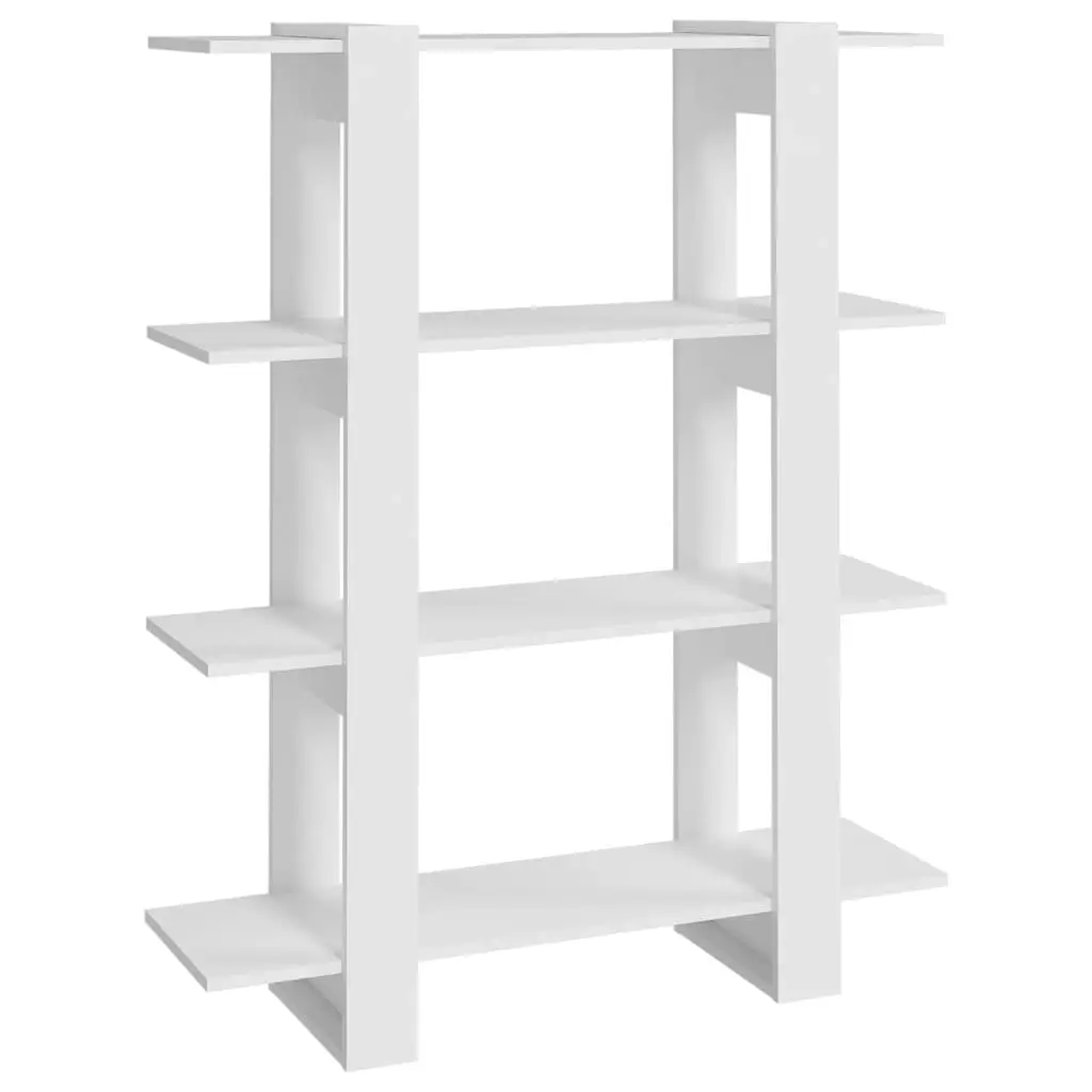 Book Cabinet/Room Divider White 100x30x123.5 cm 811538 - Furniture