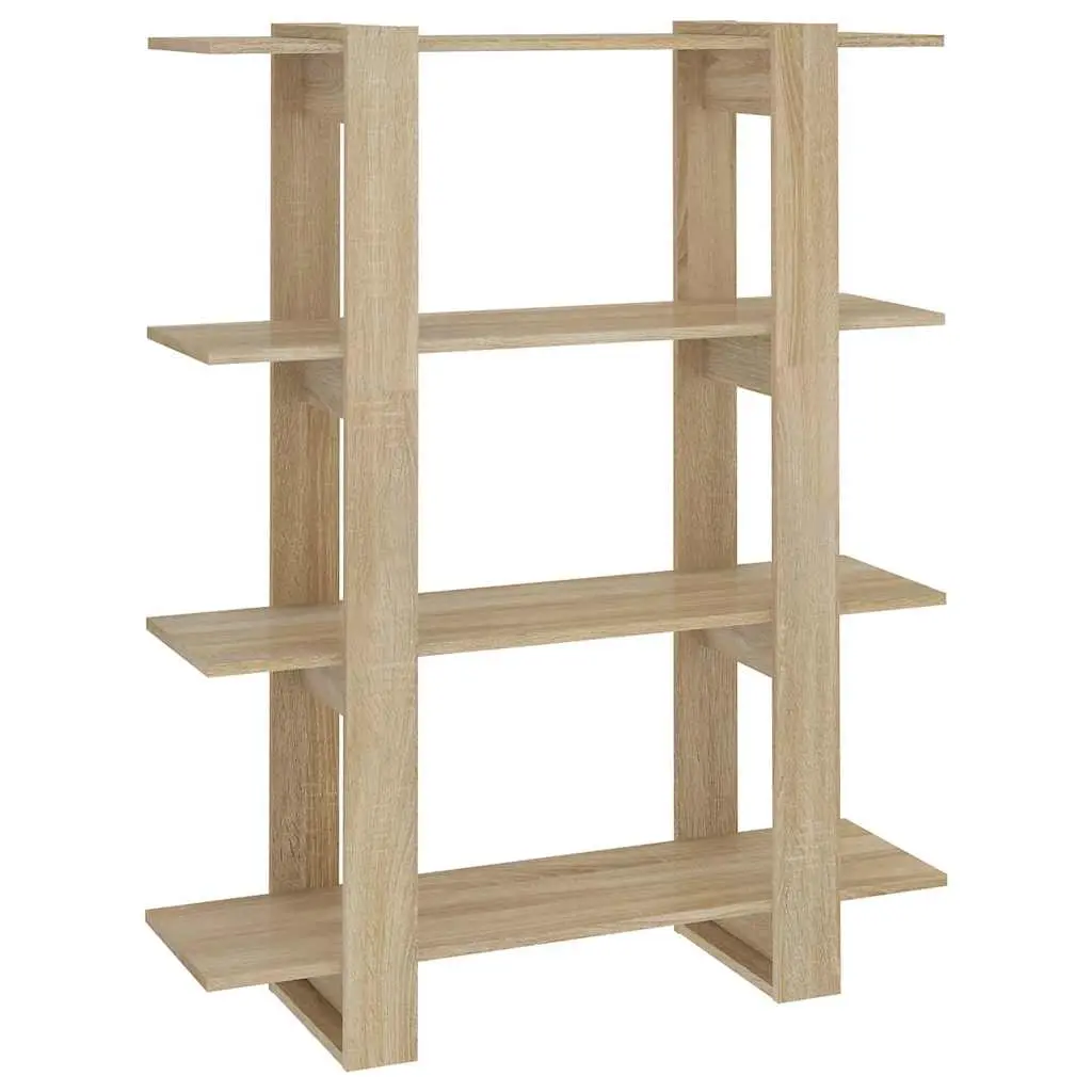 Book Cabinet/Room Divider Sonoma Oak 100x30x123.5 cm 811541 - Furniture