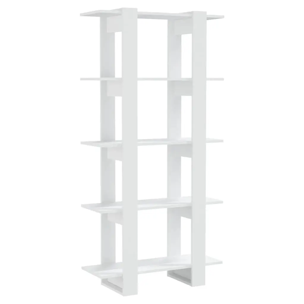 Book Cabinet/Room Divider White 80x30x160 cm Engineered Wood 811565 - Furniture