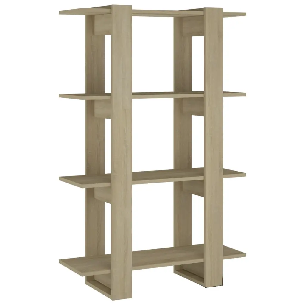 Book Cabinet/Room Divider Sonoma Oak 80x30x123.5 cm 811577 - Furniture