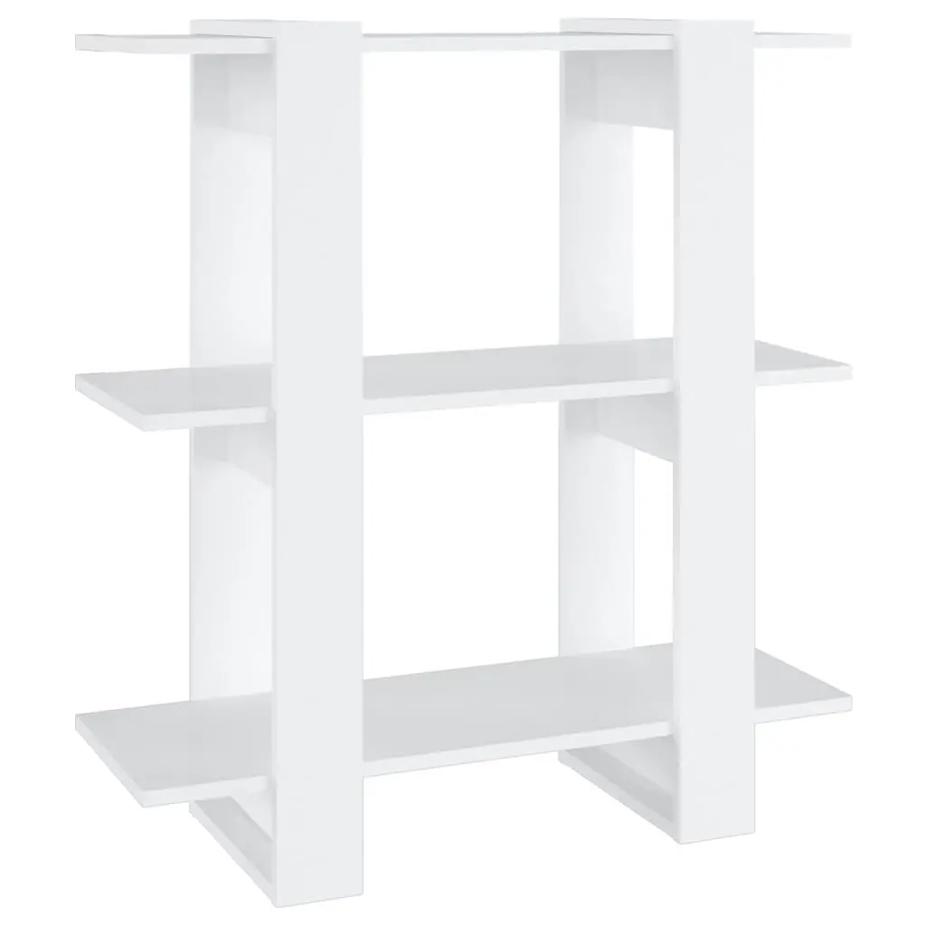 Book Cabinet/Room Divider White 80x30x87 cm 811583 - Furniture