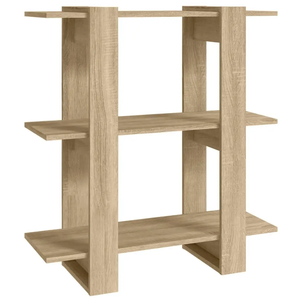 Book Cabinet/Room Divider Sonoma Oak 80x30x87cm 811586 - Furniture