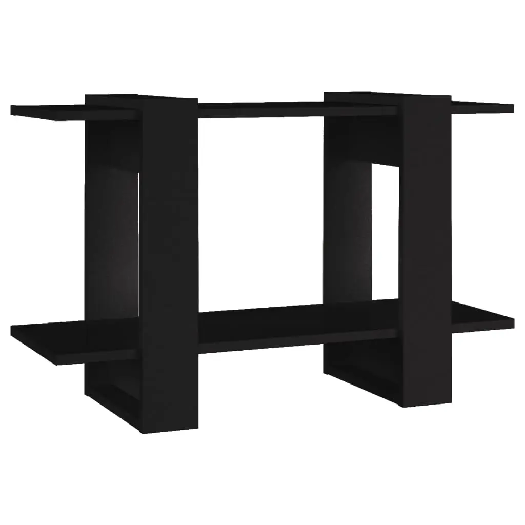 Book Cabinet/Room Divider Black 80x30x51 cm 811593 - Furniture