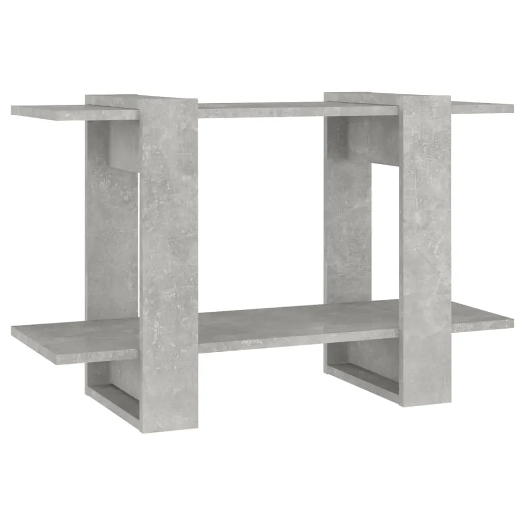 Book Cabinet/Room Divider Concrete Grey 80x30x51 cm 811596 - Furniture