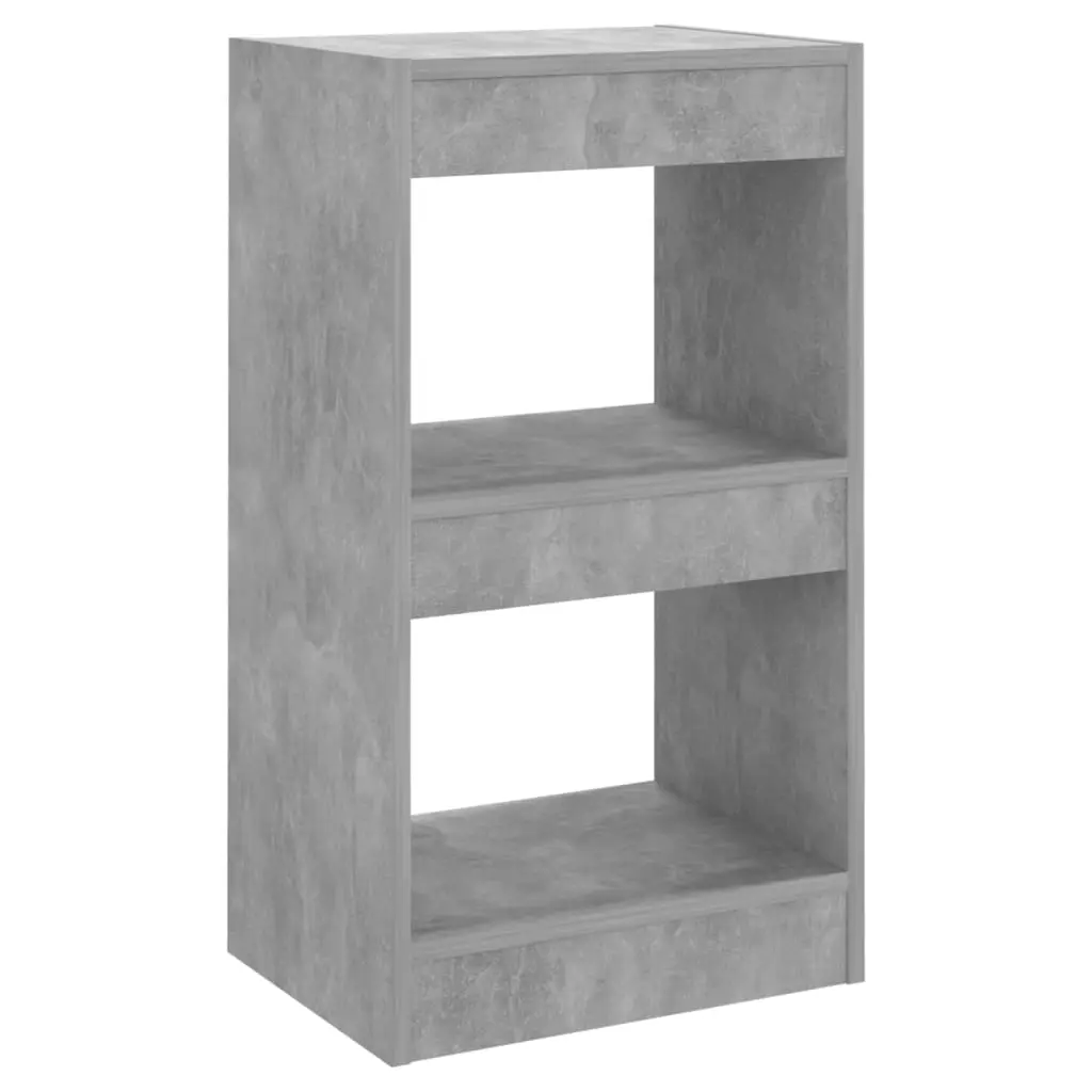 Book Cabinet/Room Divider Concrete Grey 40x30x72 cm 811605 - Furniture