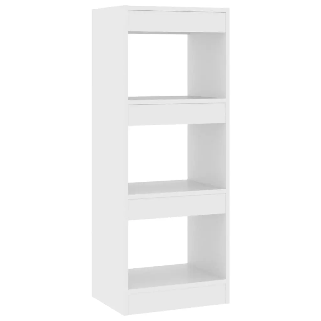 Book Cabinet/Room Divider White 40x30x103 cm Engineered Wood 811610 - Furniture