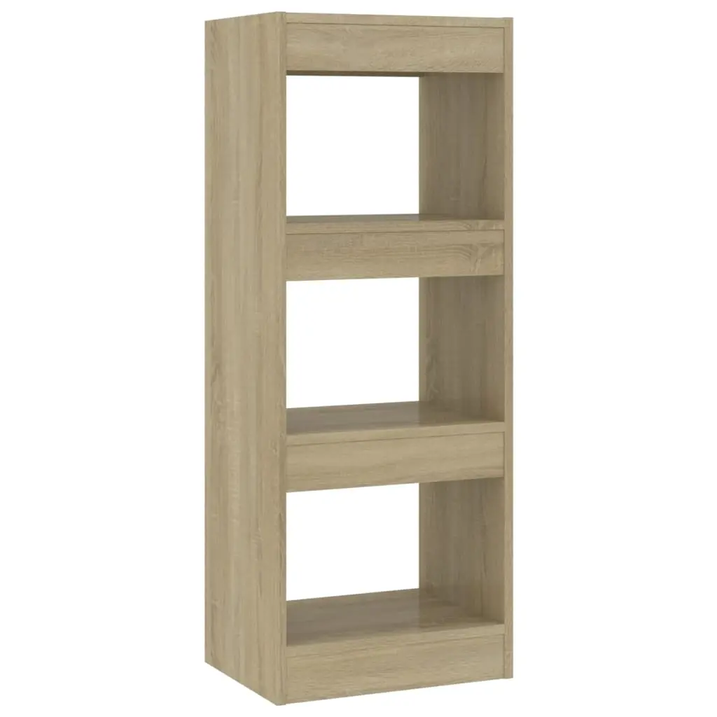 Book Cabinet/Room Divider Sonoma Oak 40x30x103 cm Engineered Wood 811613 - Furniture