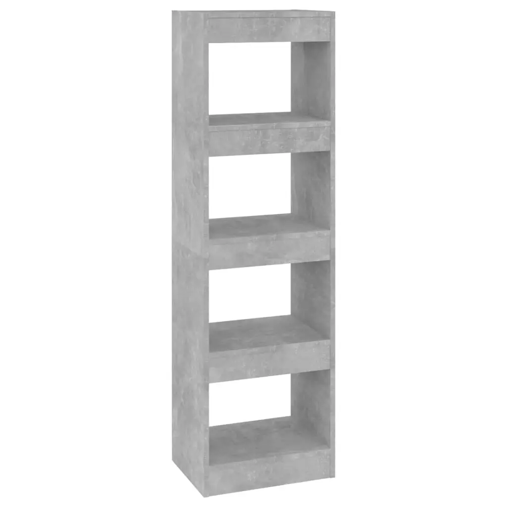 Book Cabinet/Room Divider Concrete Grey 40x30x135 cm 811623 - Furniture