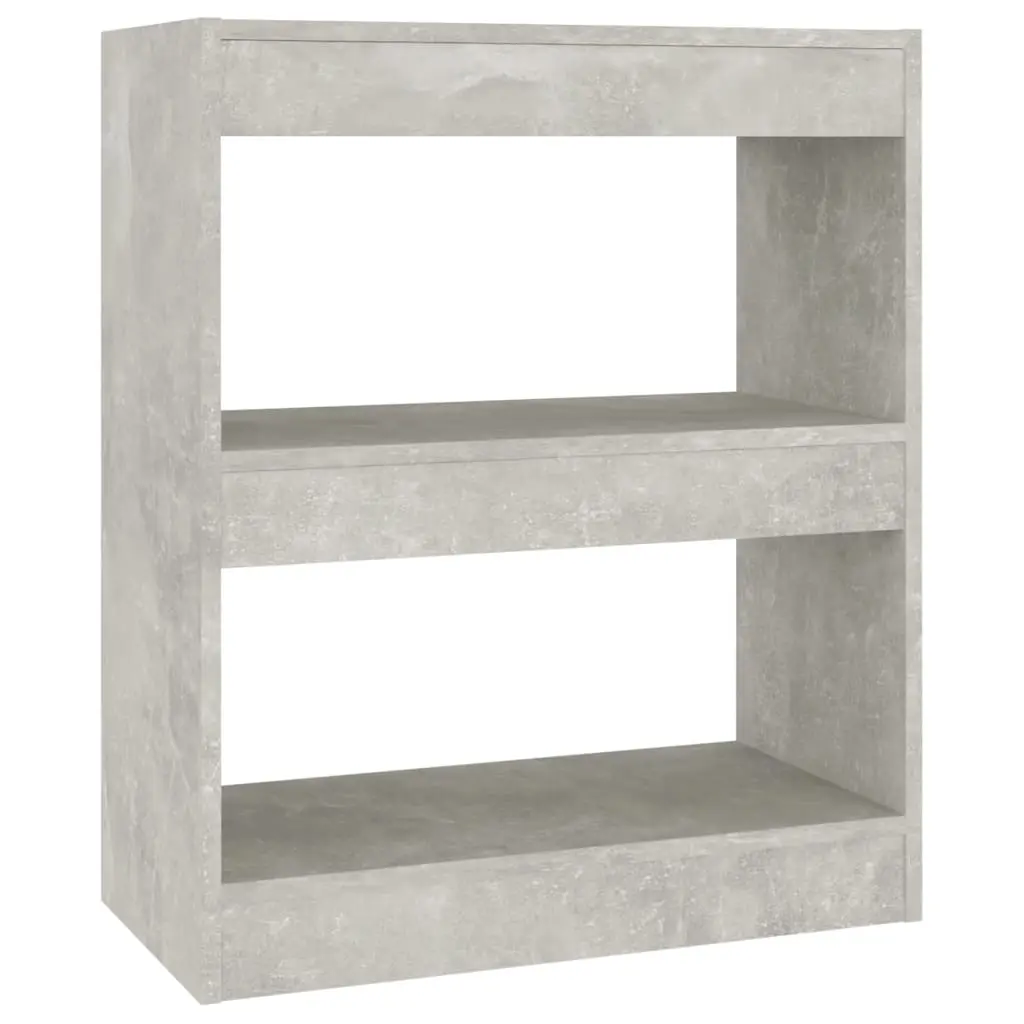 Book Cabinet/Room Divider Concrete Grey 60x30x72 cm 811650 - Furniture