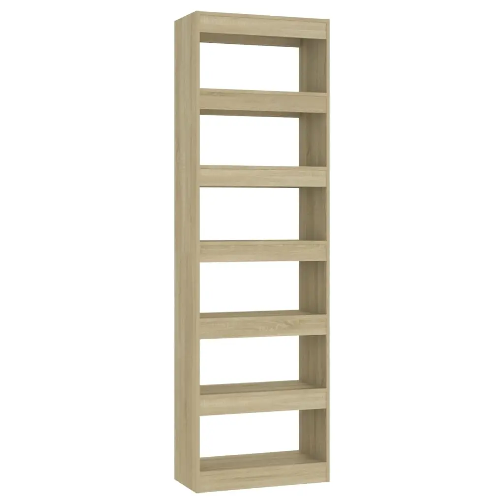 Book Cabinet/Room Divider Sonoma Oak 60x30x198 cm 811685 - Furniture