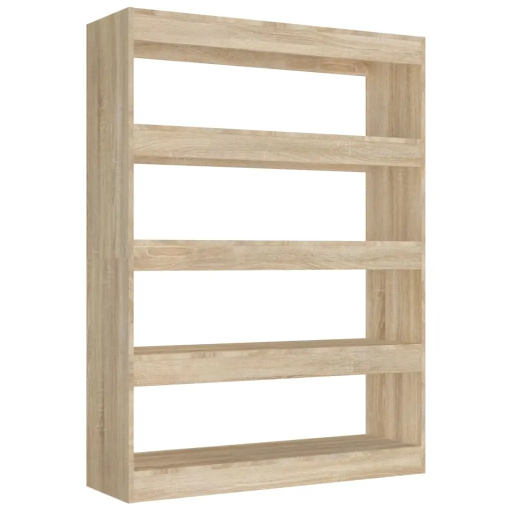 Book Cabinet/Room Divider Sonoma Oak 100x30x135 cm 811757 - Furniture