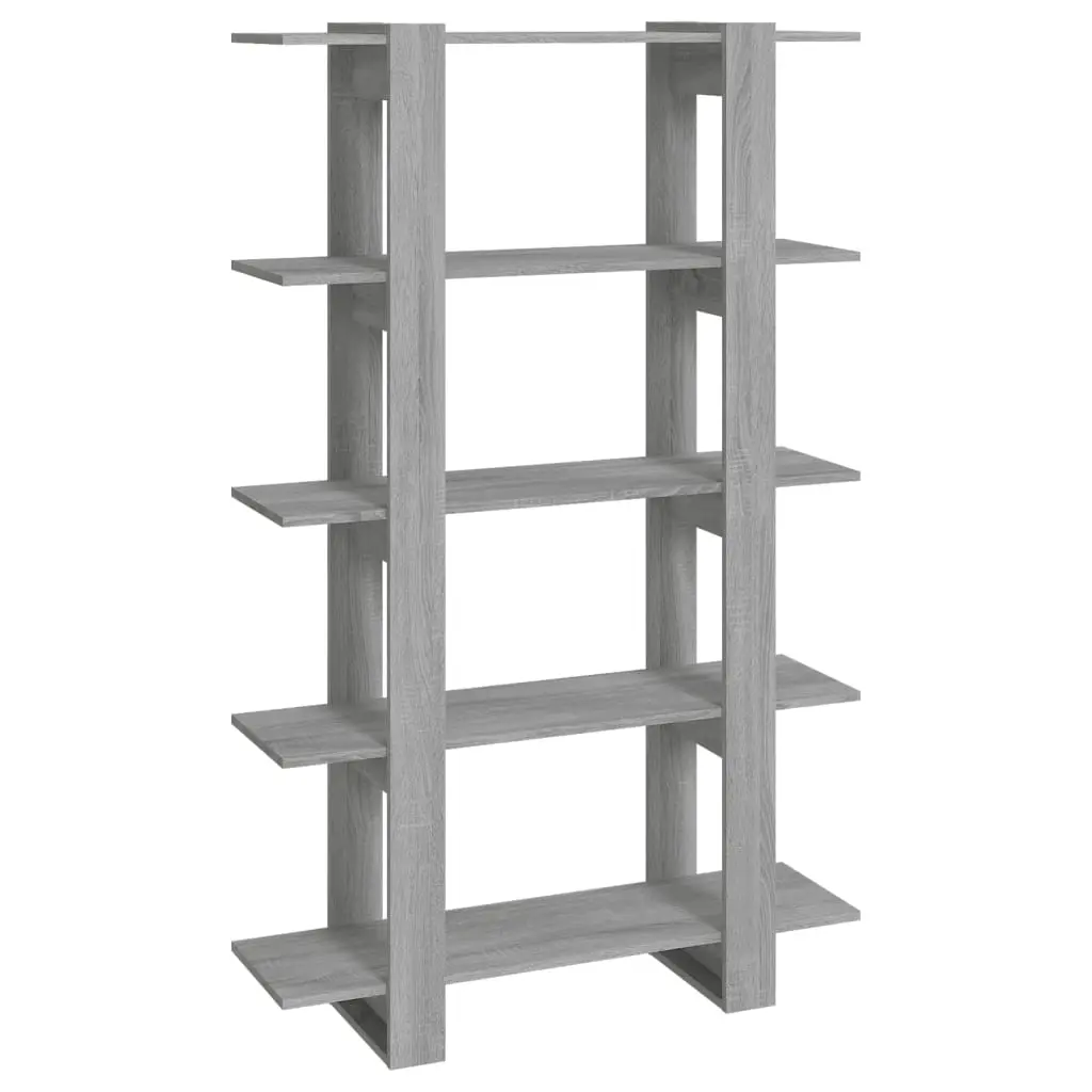 Book Cabinet/Room Divider Grey Sonoma 100x30x160 cm 813561 - Furniture
