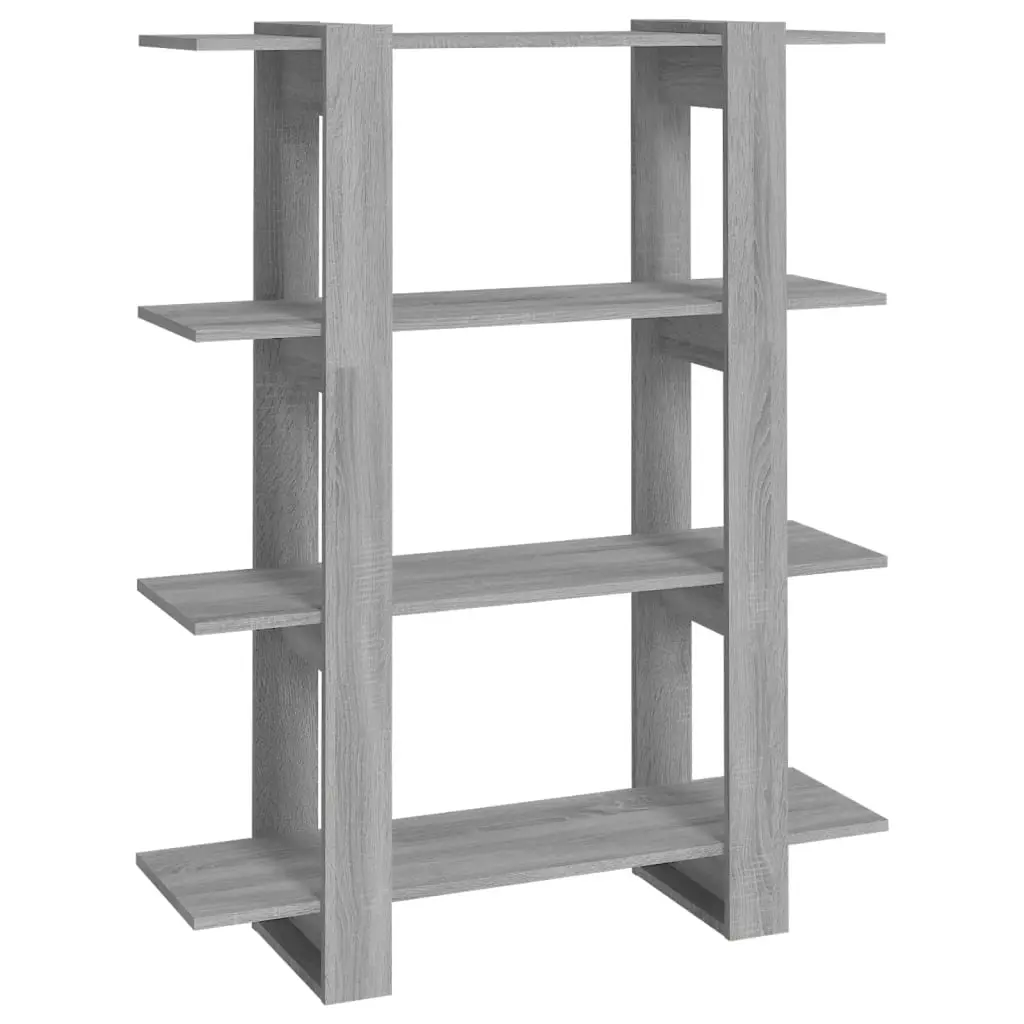 Book Cabinet/Room Divider Grey Sonoma 100x30x123.5 cm 813564 - Furniture