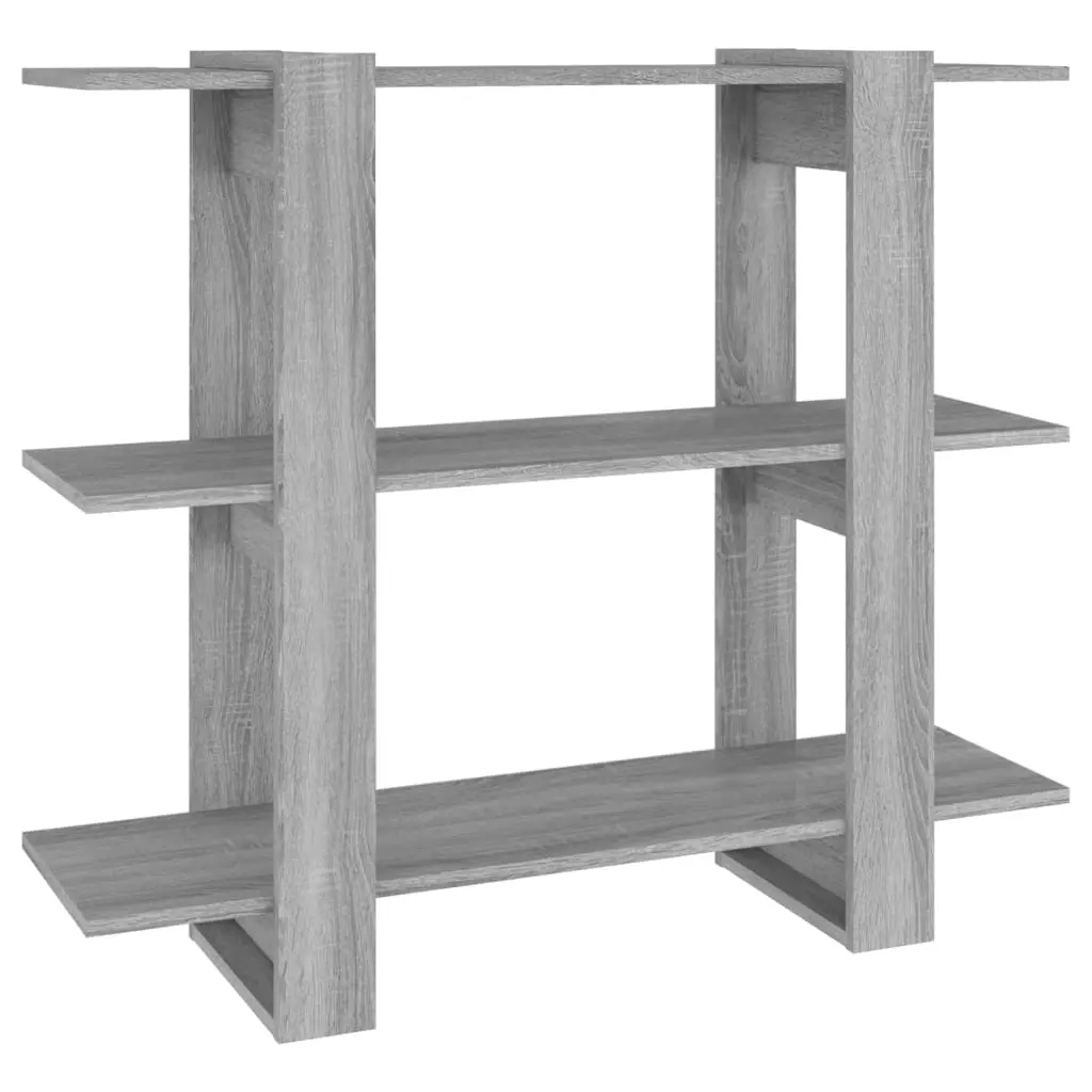 Book Cabinet/Room Divider Grey Sonoma 100x30x87 cm 813567 - Furniture