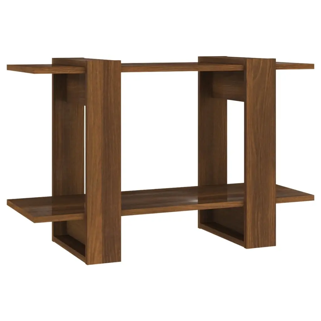 Book Cabinet/Room Divider Brown Oak 80x30x51 cm 813583 - Furniture