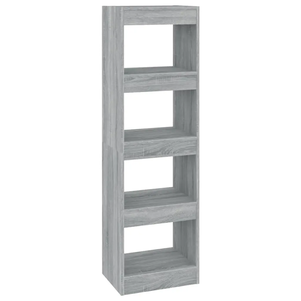 Book Cabinet/Room Divider Grey Sonoma 40x30x135 cm 813591 - Furniture