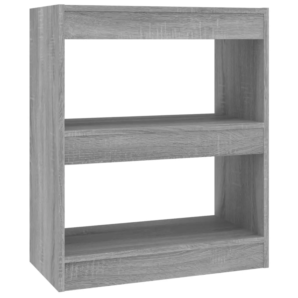Book Cabinet/Room Divider Grey Sonoma 60x30x72 cm 813600 - Furniture