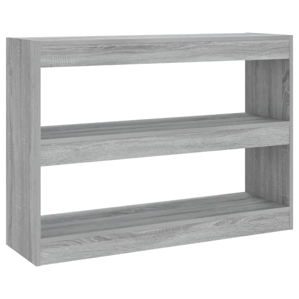 Book Cabinet/Room Divider Grey Sonoma 100x30x72 cm 813630 - Furniture