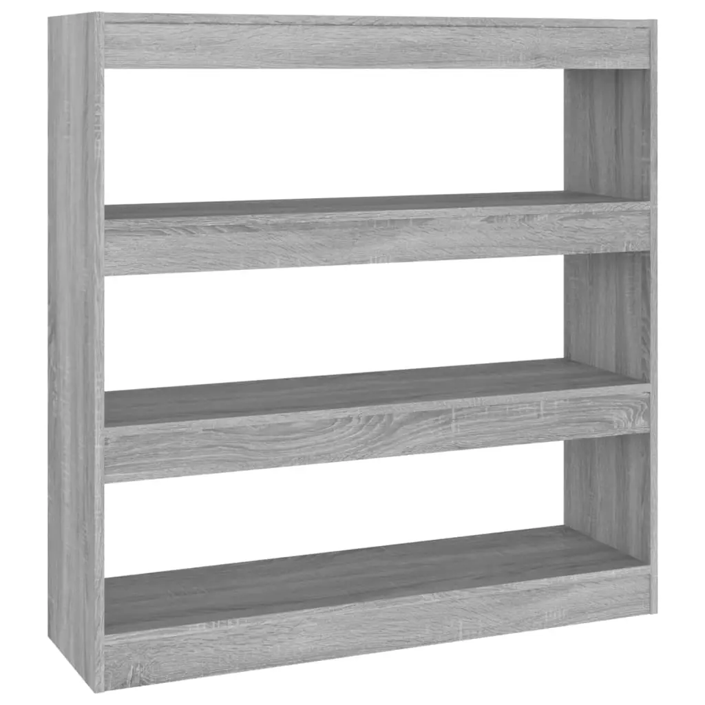 Book Cabinet/Room Divider Grey Sonoma 100x30x103 cm 813633 - Furniture