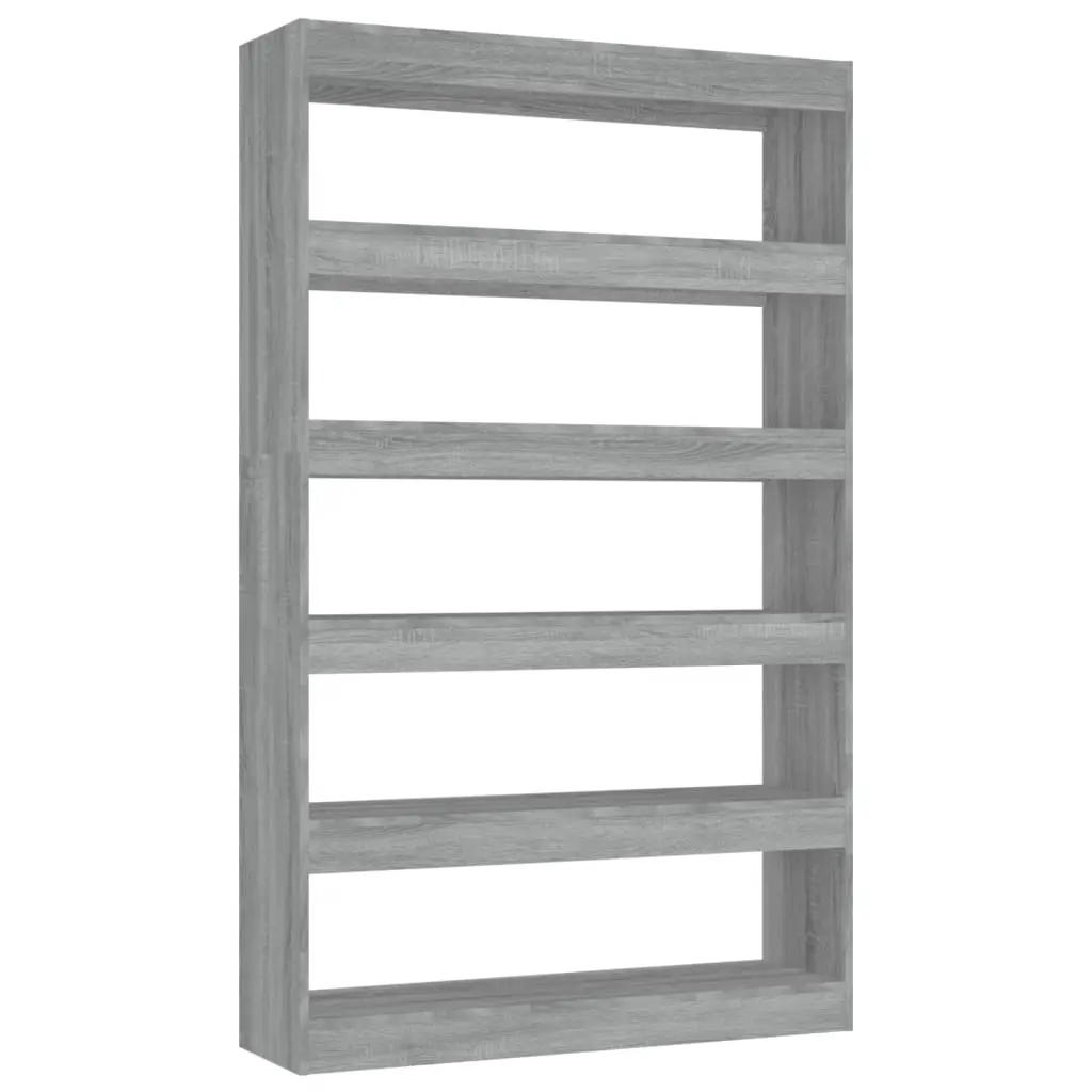 Book Cabinet/Room Divider Grey Sonoma 100x30x166 cm 813639 - Furniture